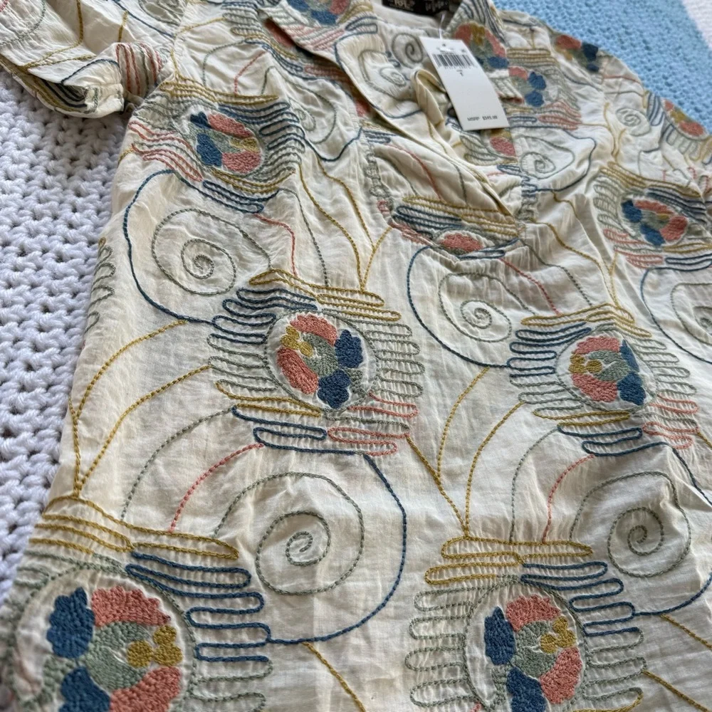 RRL Ralph Lauren Kids Beige Patterned Shirt - Picture 4 of 5
